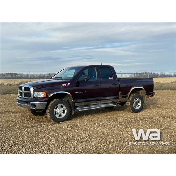 2004 DODGE RAM 2500 SLT CREW CAB PICKUP