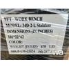 Image 5 : 9 FT. STAINLESS STEEL WORK BENCH 34 DRAWER