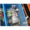 Image 5 : BLUE 2 DOOR CABINET & CONTENTS
