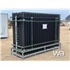 Image 4 : (24) 10 X 7 FT. IRON POWDER COAT FENCE PANELS