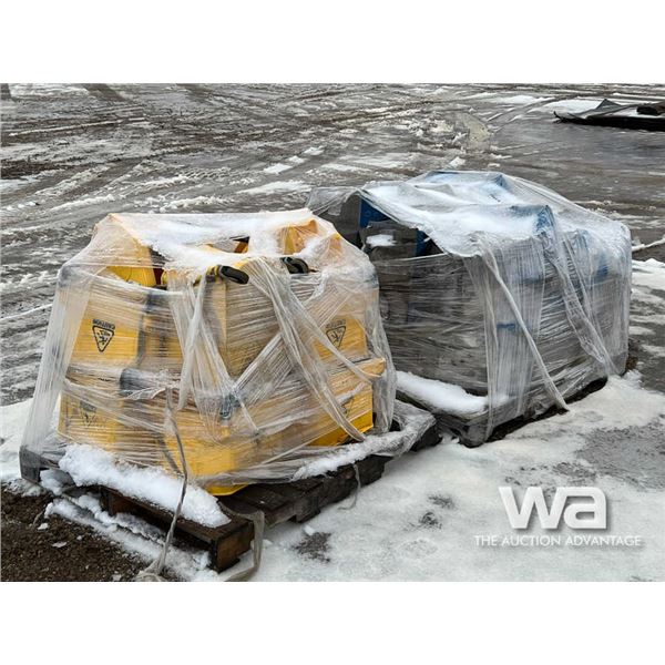 YELLOW MOP PAILS & 6 IN. PLASTIC GEARS