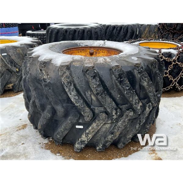 (1)  44.00-32 FORESTRY TIRES & RIM