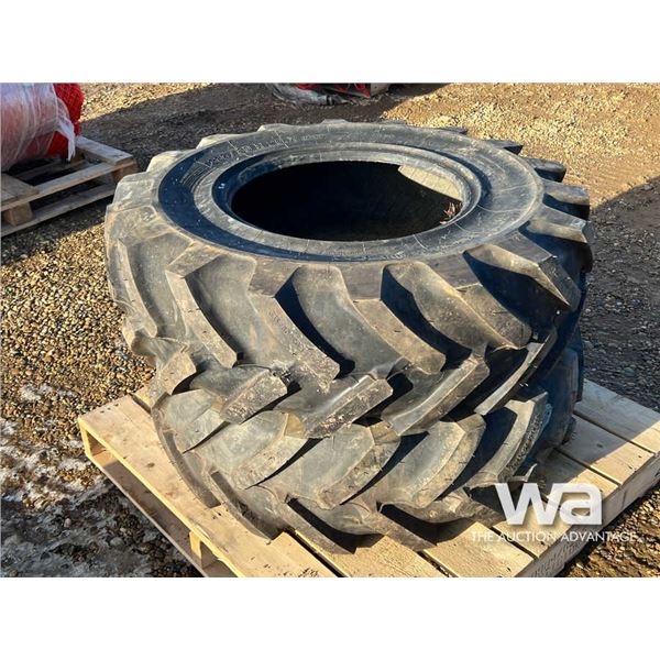 (2) MICHELIN 335/80R20 AG TIRES