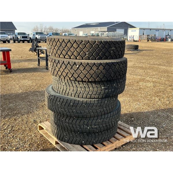 (6) 11R24.5 TIRES