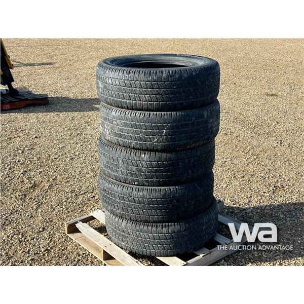 (5) GOODYEAR WRANGLER 275/60R20 TIRES