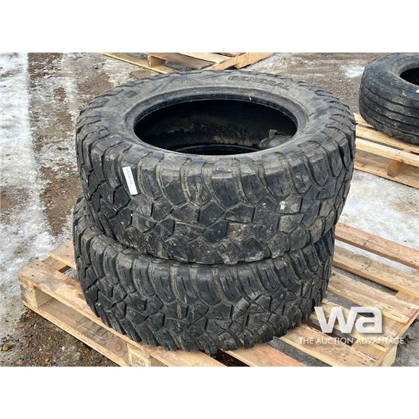 (2) GENERAL 35X12.5R20LT TIRES