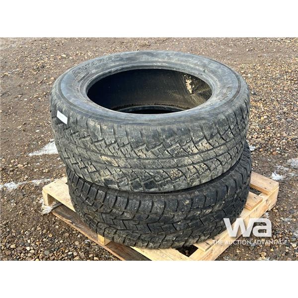 (2) 33X12.50R20LT TIRES