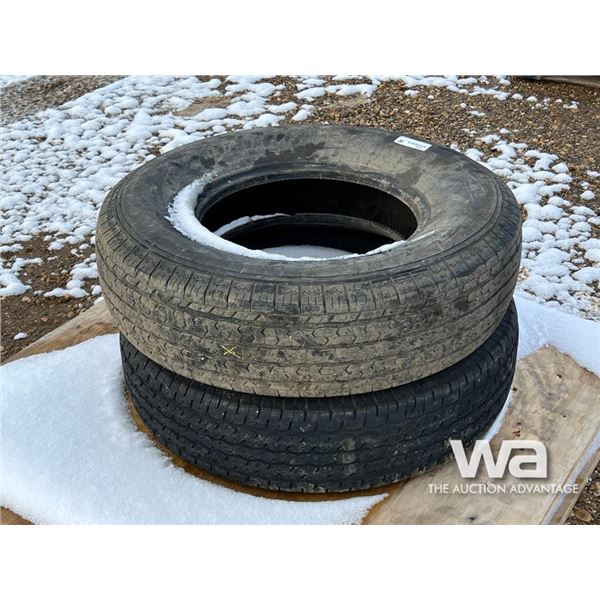 (2) ROAD RIDE 235/80R16 TIRES