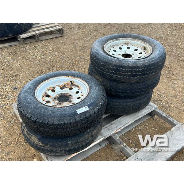 (5) 13 IN. TIRES & RIMS