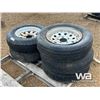 Image 4 : (5) 13 IN. TIRES & RIMS
