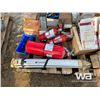 Image 5 : (3) FIRE EXTINGUISHERS, MISC BOLTS, TRIPOD