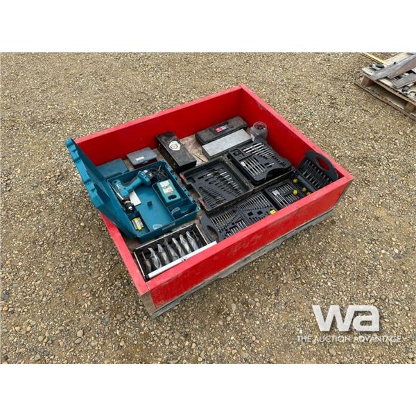 CORDLESS DRILL, DRILL BITS,HOLE SAWS