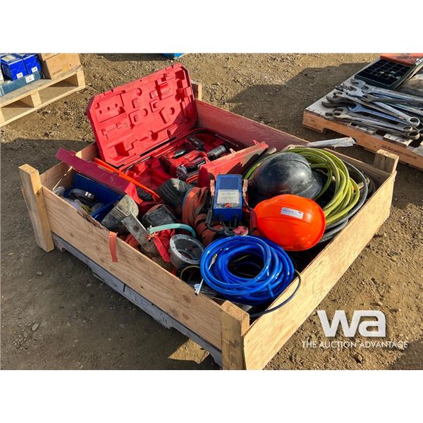 CORDLESS GREASE GUN, AIR LINE, SLINGS, TESTER
