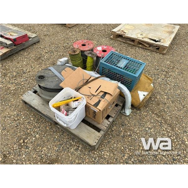 COMMUNICATIONS CABLE, CANVAS TARPS