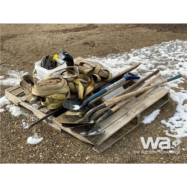 SHOVELS, BARS, STRAPS, SAW BLADE