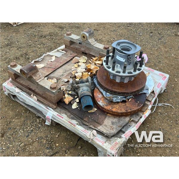 TRUCK HUB, BOLT ON FIFTH WHEEL MOUNT