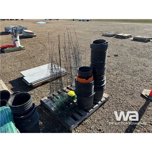 GARDEN POTS, TOMATO STANDS
