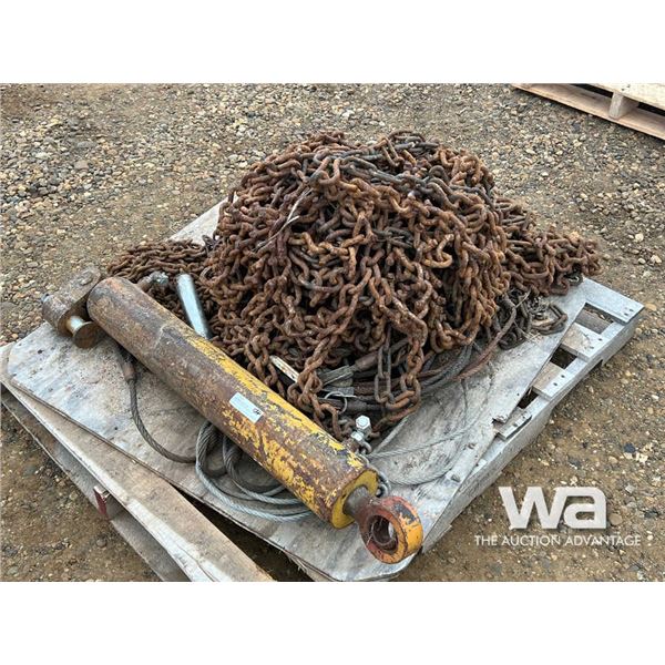 HYDRAULIC RAM & MOTOR GRADER/TRUCK TIRE CHAINS
