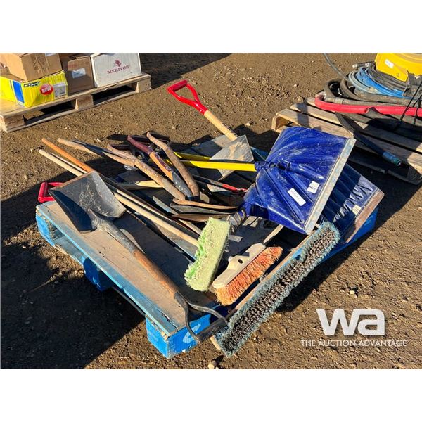 SHOVELS, BROOMS