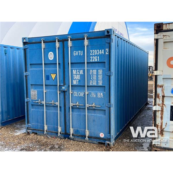 2014 8X20 FT. SHIPPING CONTAINER