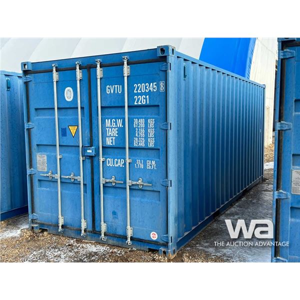 2014 8X20 FT. SHIPPING CONTAINER