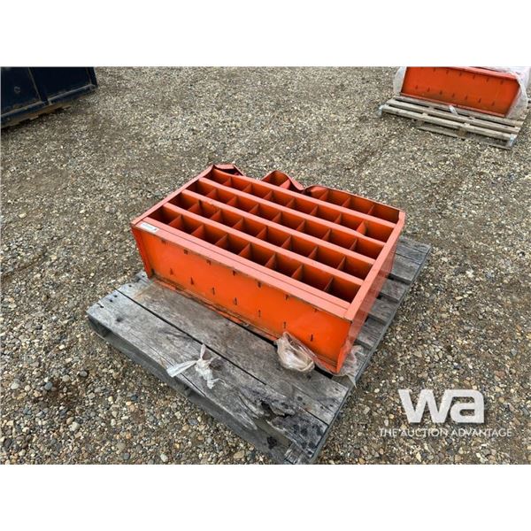 ORANGE BOLT BIN & CONTENTS