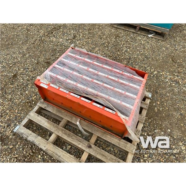 ORANGE BOLT BIN & CONTENTS