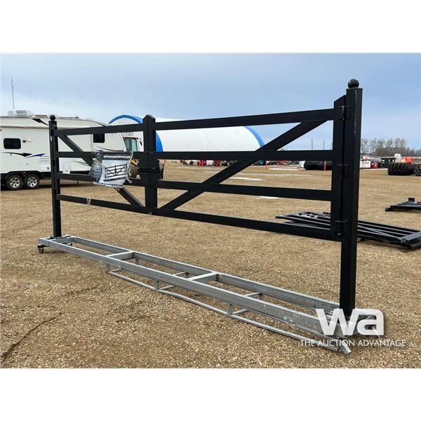 WROUGHT IRON 20 FT. DRIVEWAY GATE