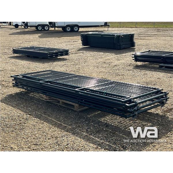 (6) 12 FT. MESH GATES