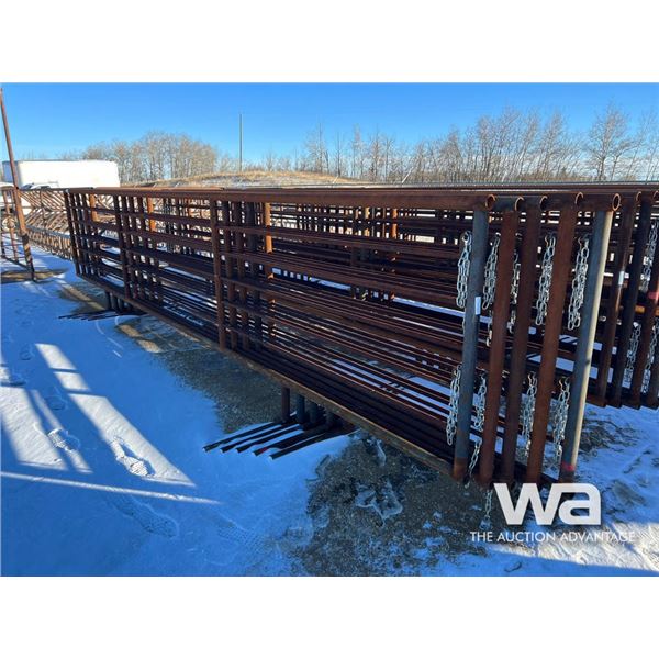(5) 24 X 6 FT. 5 BAR FREESTANDING PANELS