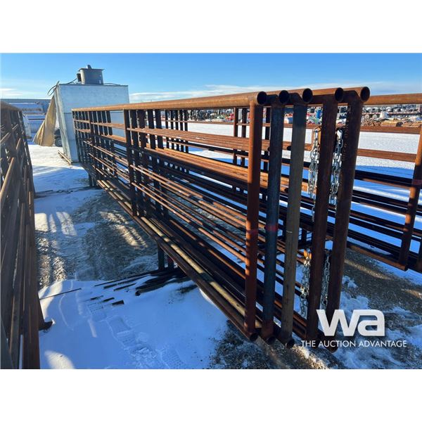 (5) 24 X 6 FT. 5 BAR FREESTANDING PANELS
