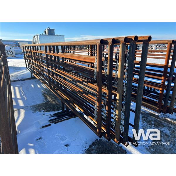 (5) 24 X 6 FT. 5 BAR FREESTANDING PANELS