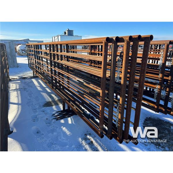 (5) 24 X 6 FT. 5 BAR FREESTANDING PANELS