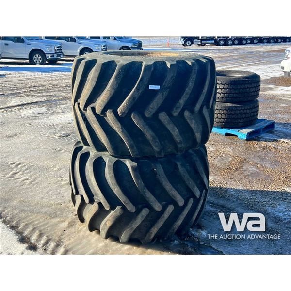 (2) PRIMEX 48X31.00-20 FLOATER TIRES & RIMS