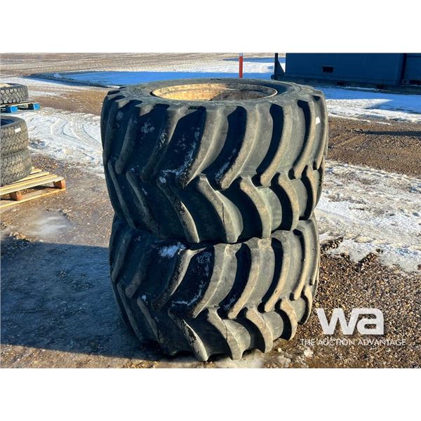 (2) PRIMEX 42X25.00-20 FLOATER TIRES & RIMS