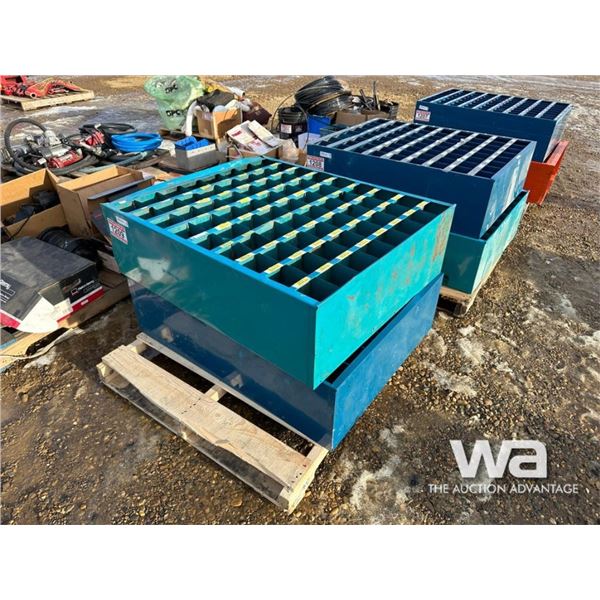 (2) BOLT BINS & CONTENTS