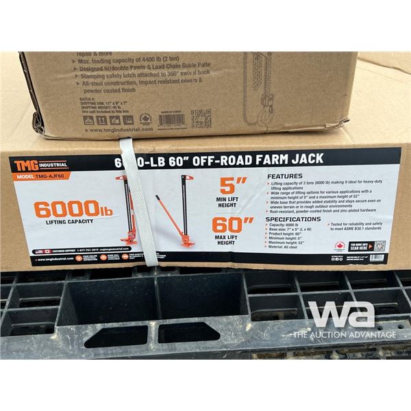 TMG 6,000 LB JACK-ALL, 4,400 LB CHAIN HOIST