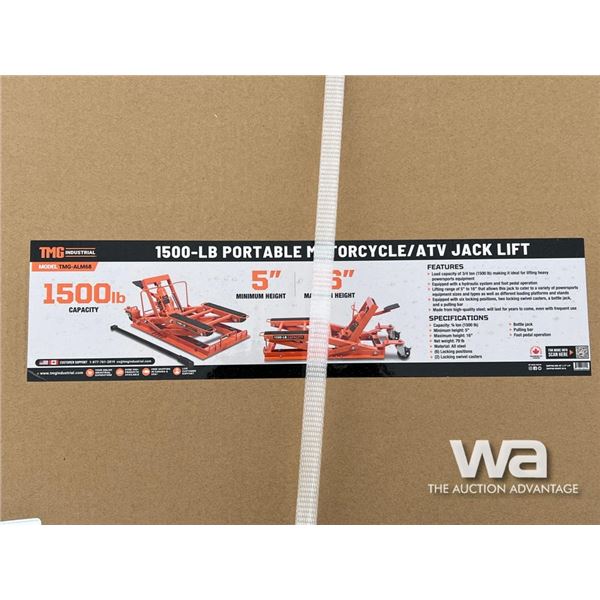 TMG 1500 LB MOTORCYCLE JACK