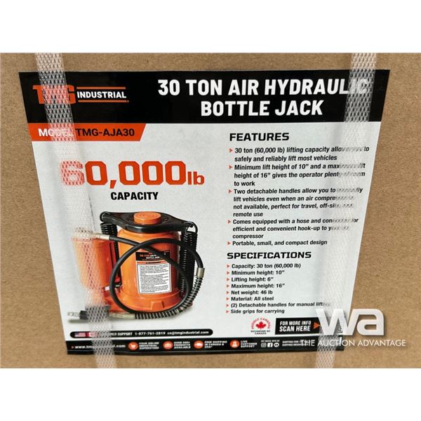 TMG 60,000 LB AIR HYDRAULIC BOTTLE JACK