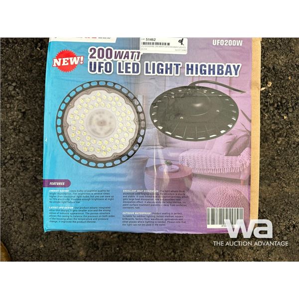 (2) SOLIDFIRE 200 WATT UFO HIGHBAY LIGHTS