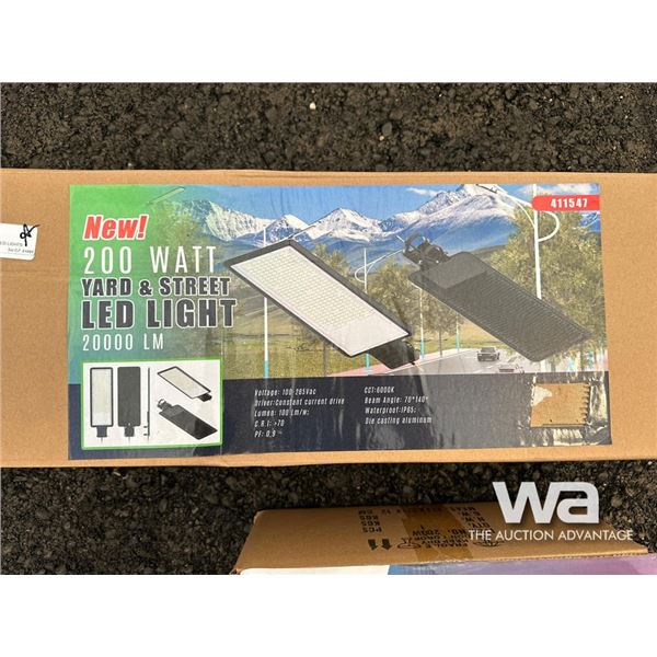 (5) 200 WATT YARD & STREET LED LIGHTS