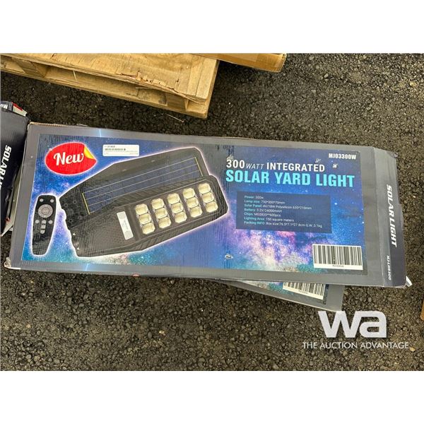 (5) 300 WATT INTEGRATED SOLAR YARD LIGHT