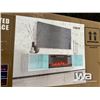 Image 4 : 72 IN. WALL MOUNTED ELECTRIC FIREPLACE & TV STAND