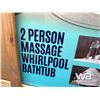 Image 5 : 2 PERSON MASSAGE WHIRLPOOL BATHTUB
