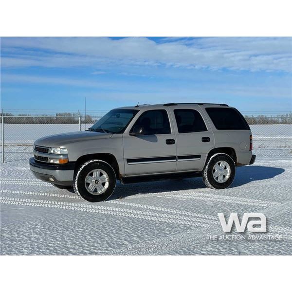 2005 CHEVROLET TAHOE 4 DOOR SPORTS UTILITY VEHICLE