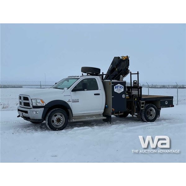 2017 DODGE RAM 5500HD W/HIAB 077ES-4CLX BOOM