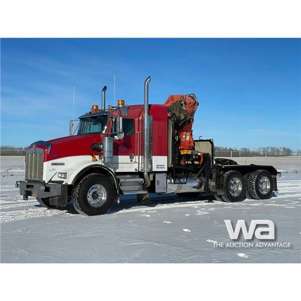 1998 KENWORTH T800 T/A PALFINGER PK BOOM TRUCK
