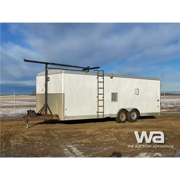 2004 WELLS CARGO 8X24 FT. T/A ENCLOSED TRAILER