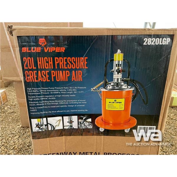BLUE VIPER 20L HIGH PRESSURE GREASE PUMP AIR