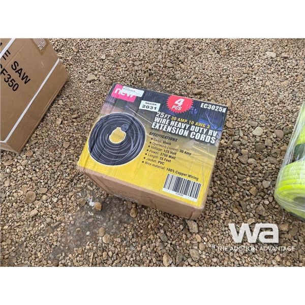 25 FT. WIRE HEAVY DUTY RV EXTENSION CORDS